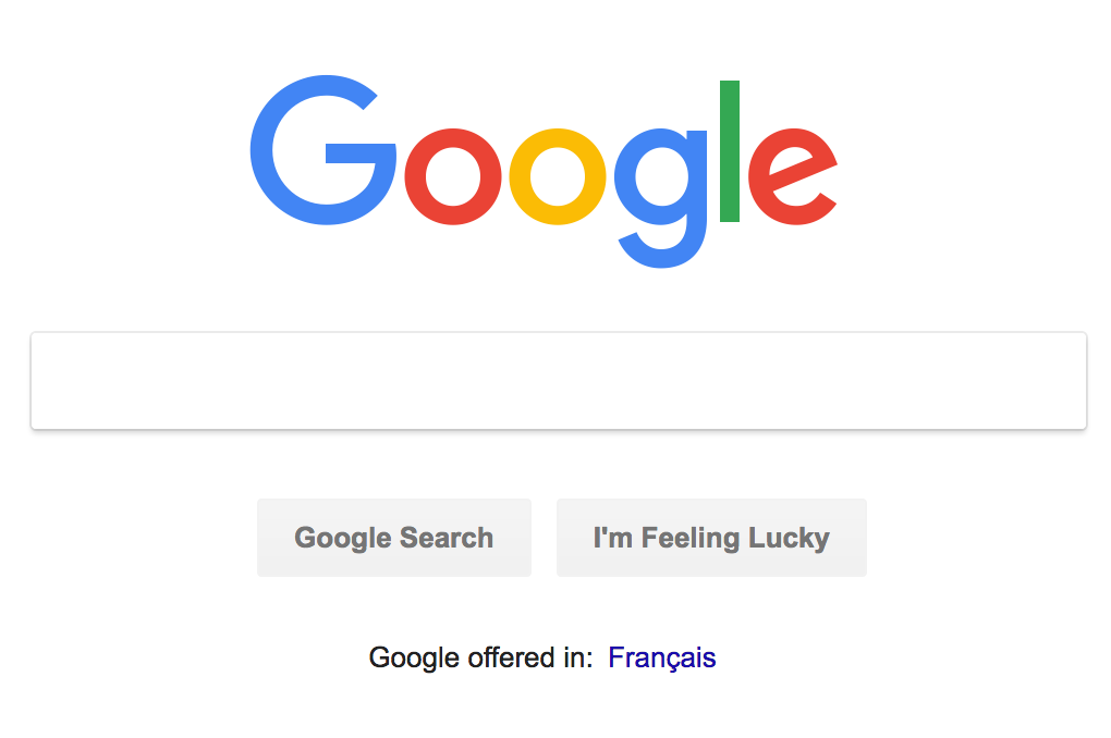 Google's search form