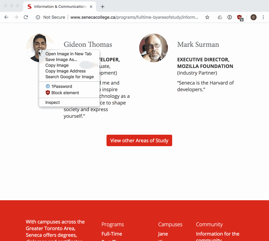Find Individual Elements in a Web Page
